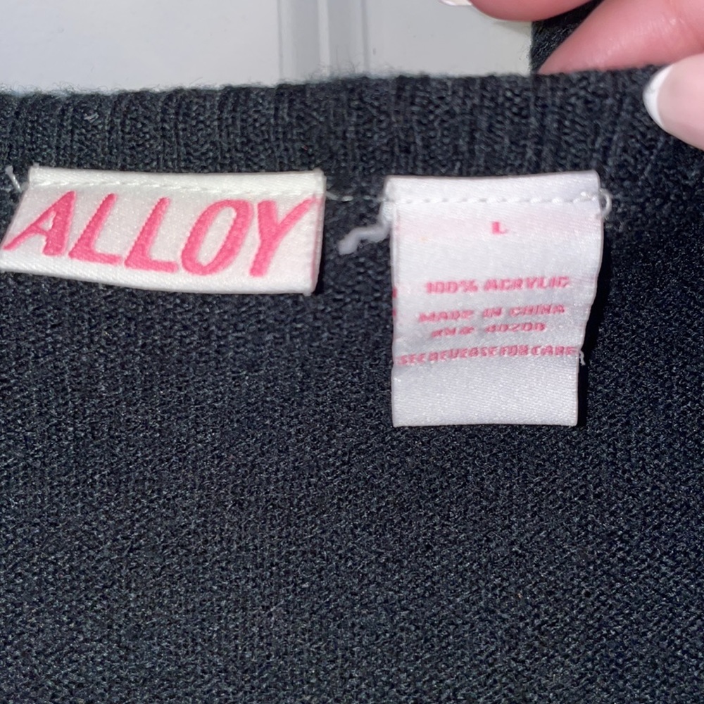 Alloy Ruffle Trim Cardigan - Picture 4 of 6
